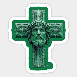 Cross of Faith by focusln Sticker